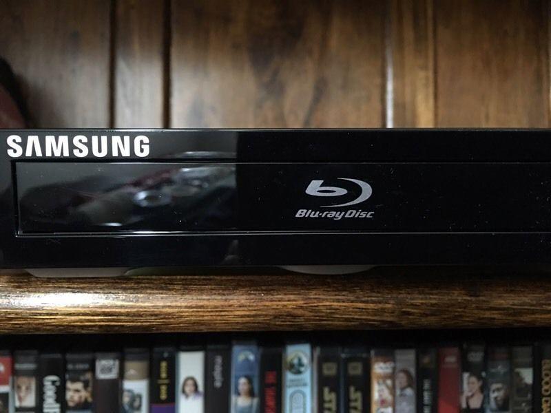 Samsung Blue-ray Disc player and movies