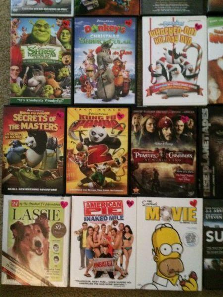 Various DVDs for sale