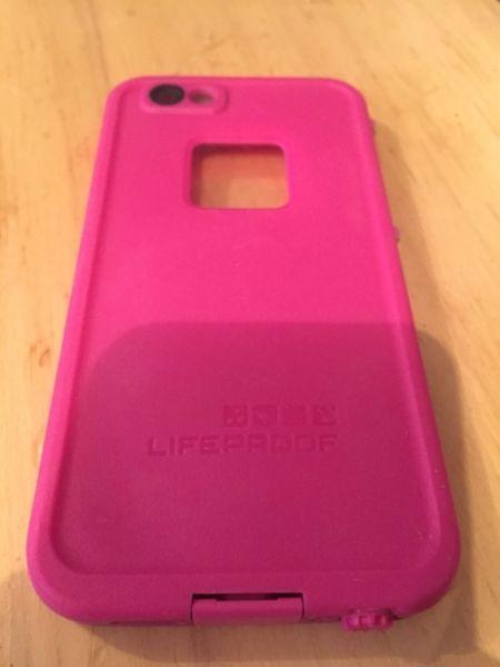 Pink IPhone 6/6s lifeproof case