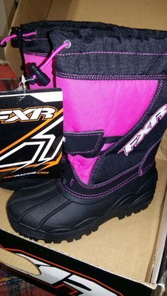 BRAND NEW- Girls size 1 FXR boots