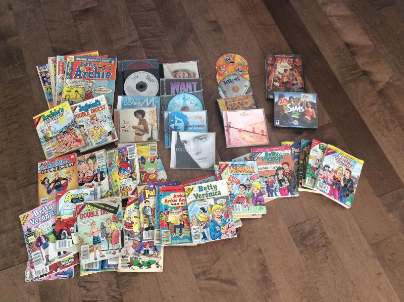 Comics and CDs