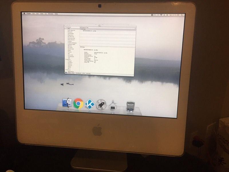 White 20-Inch IMac Great Condition OSX Lion