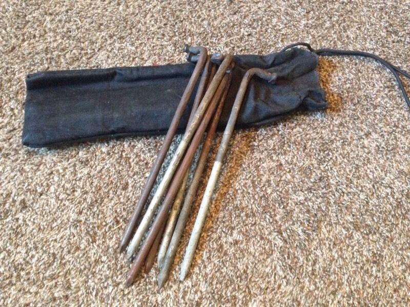 12 inch forged tent stakes