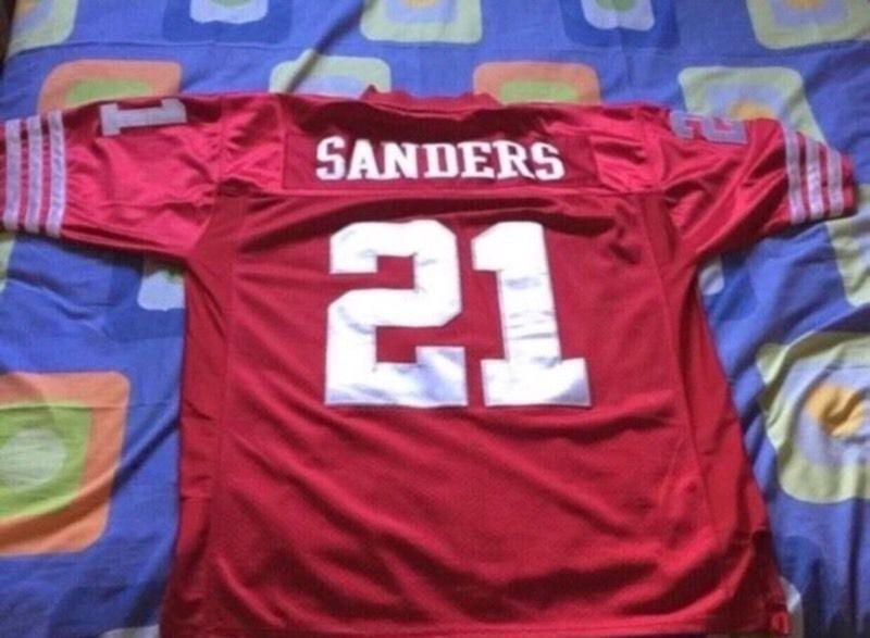 San Francisco 49ers Deion Sanders Football Jersey!
