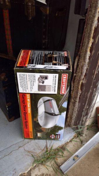 Garage door opener system brand new!