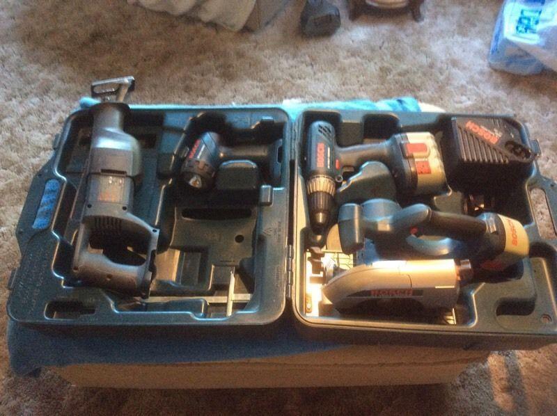 24 Volt Bosch tool set and case