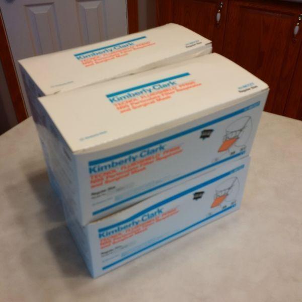 4 Boxes Kimberly Clark Surgical Masks