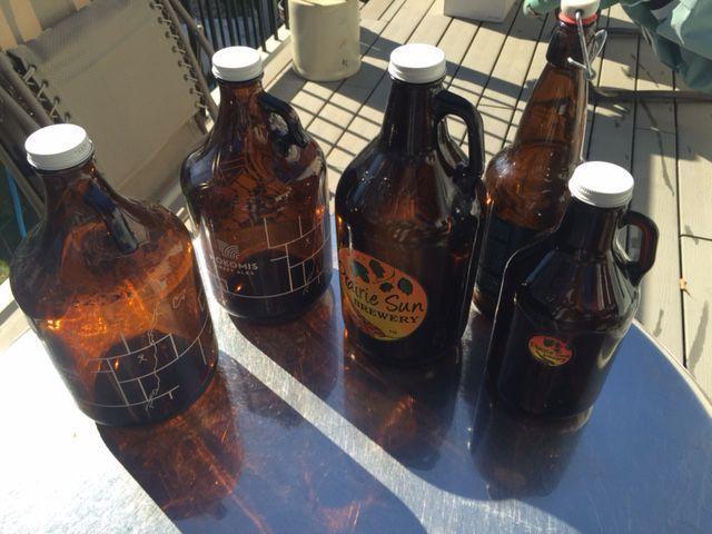 Growlers $4 to $5 each