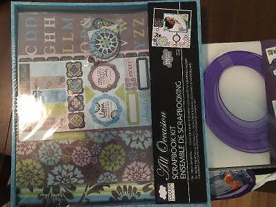 Scrapbooking Kit and Fiskar Shape Templates - New