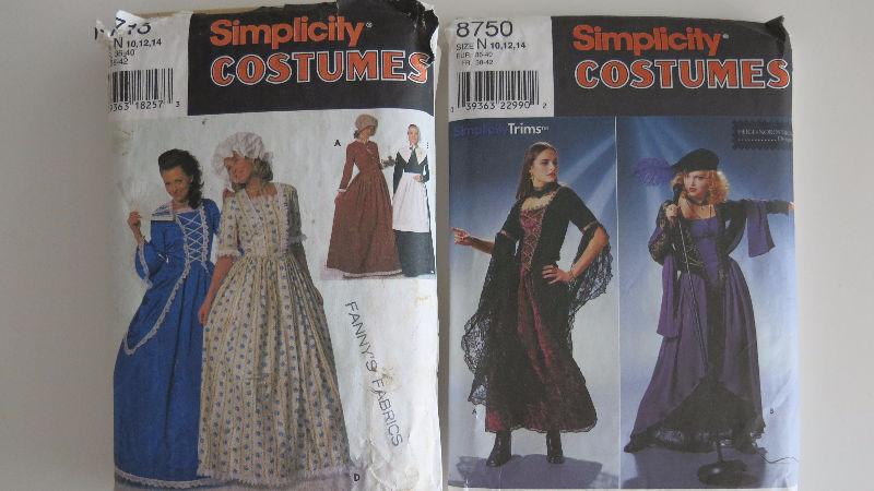 Two Halloween Patterns...Size Misses 10, 12, 14 (1 Uncut)