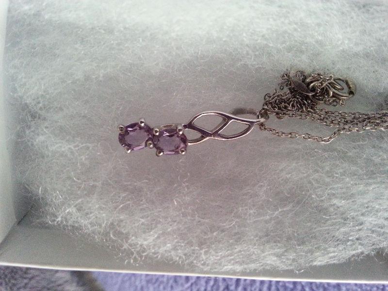 New Women's Amethyst Necklace