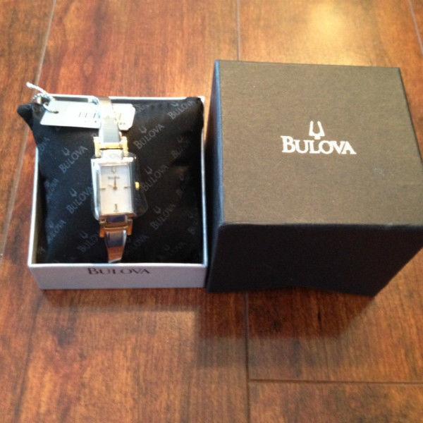 BULOVA women's watch - BRAND NEW (with price tag)
