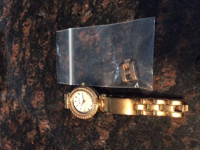 DKNY womens rose gold watch