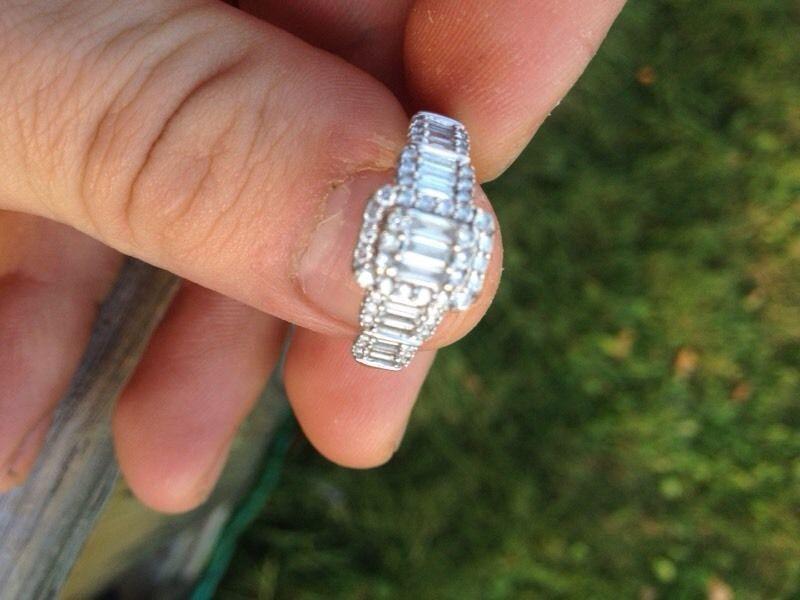White gold14k diamond ring
