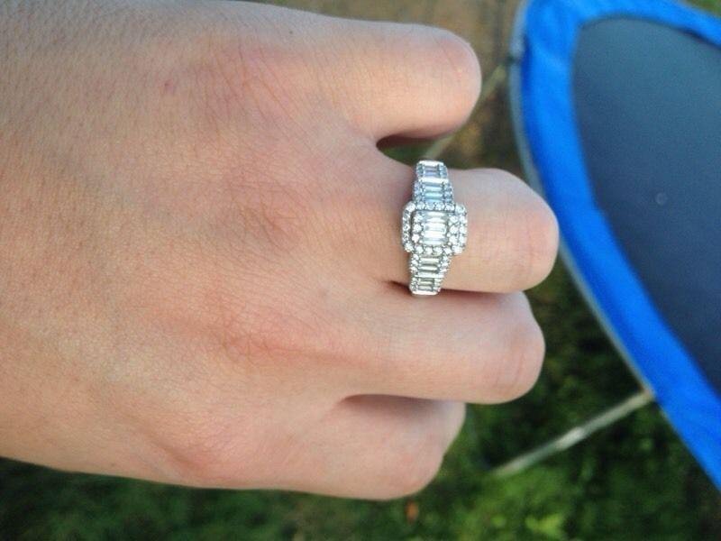 White gold14k diamond ring