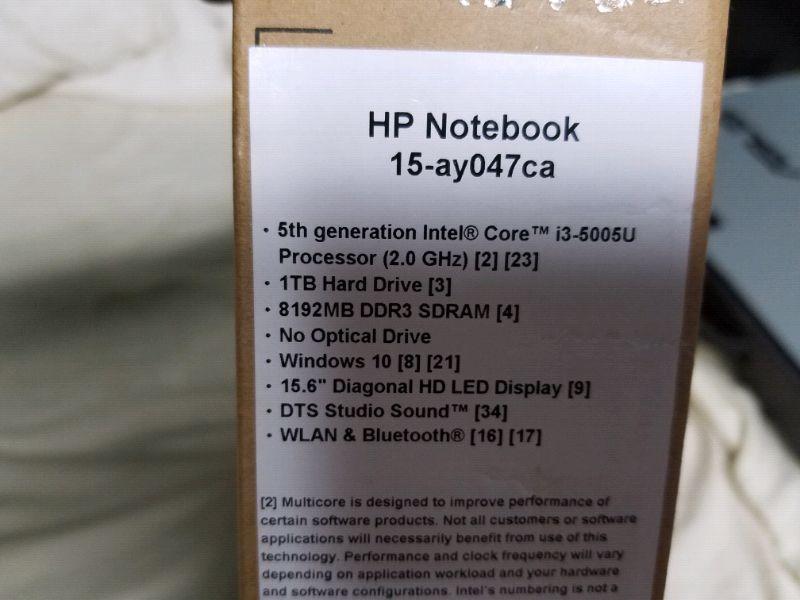 NEW UNOPENED HP 15.6 LAPTOP - PRICED FOR FAST SALE!