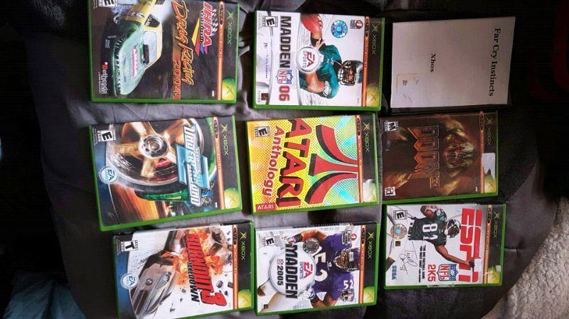 Original Xbox Games Lot