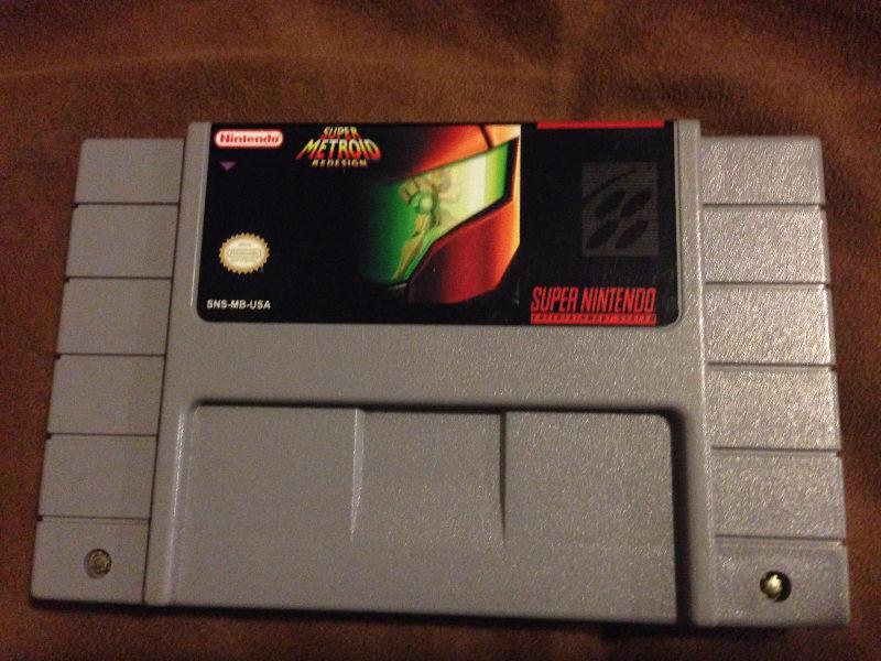 Selling Super Metroid Redesign for the SNES!