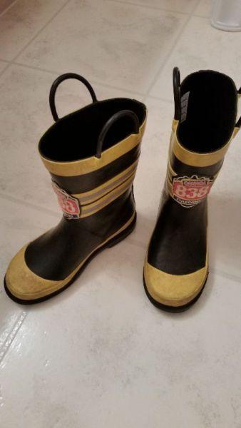 Rubber boots, child size 12