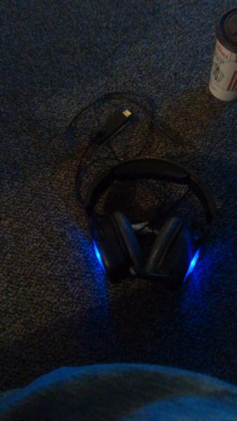 PS3 wireless afterglow headset