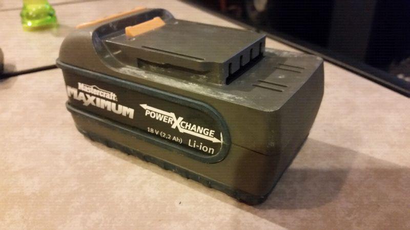 Wanted: Wanting a Canadian Tire 18 volt 2.2 AH li-ion battery