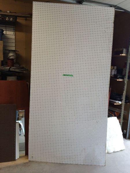 pegboard, primed, various sizes
