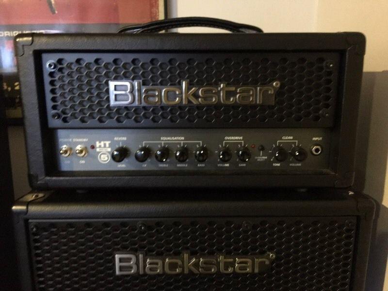 Blackstar HT-5 amp head and matching g cabs
