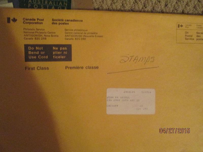 Really cool sets of Canadian Stamps RARE find Canadian 1980