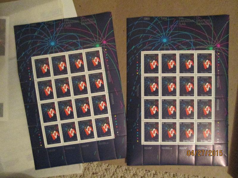 Really cool sets of Canadian Stamps RARE find Canadian 1980