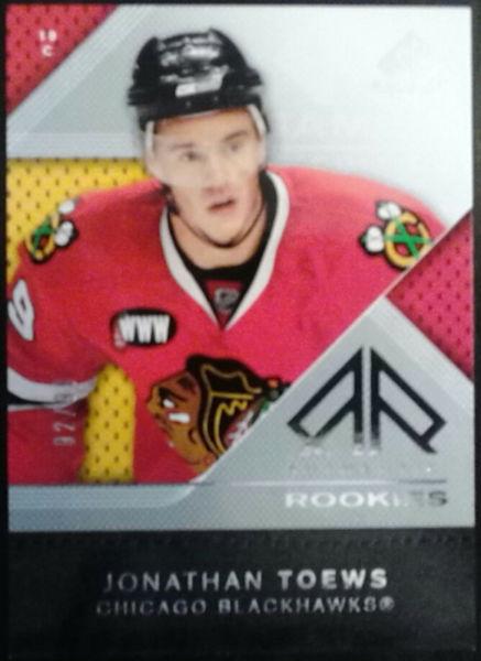 07/08 SP GAME USED JONATHAN TOEWS RC #/99 $150 OBO