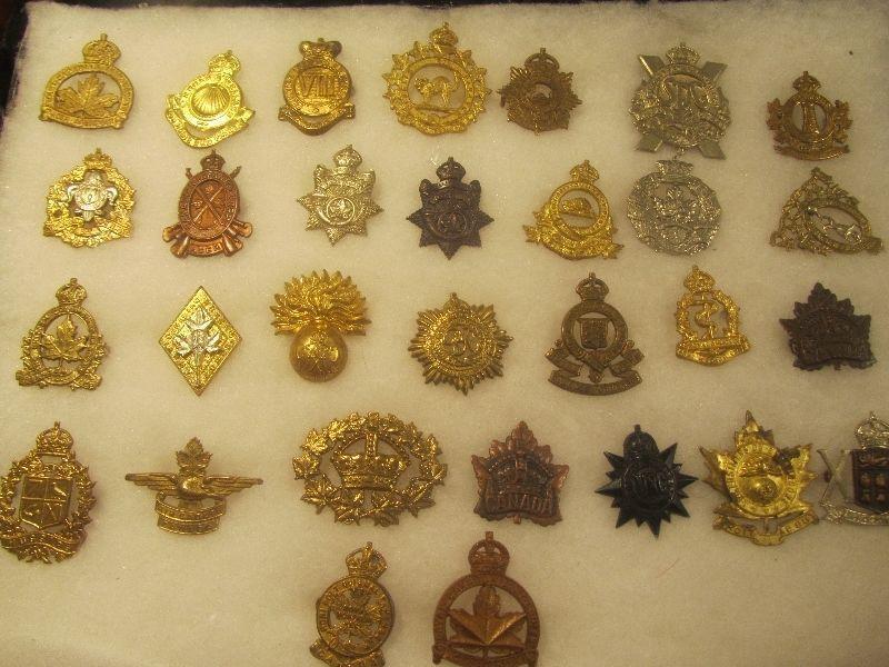 30 Canadian Cap Badges