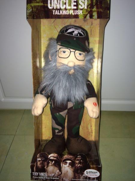 Collectable Duck commander uncle SI talking plush doll