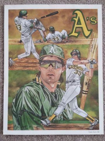 Jose Canseco Numbered Print