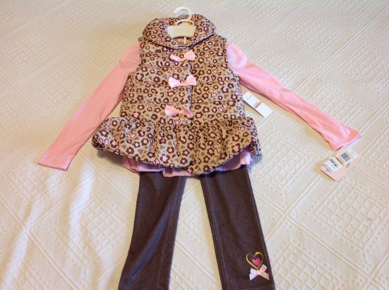 Brand new with tag 3 piece girl clothing size 6x