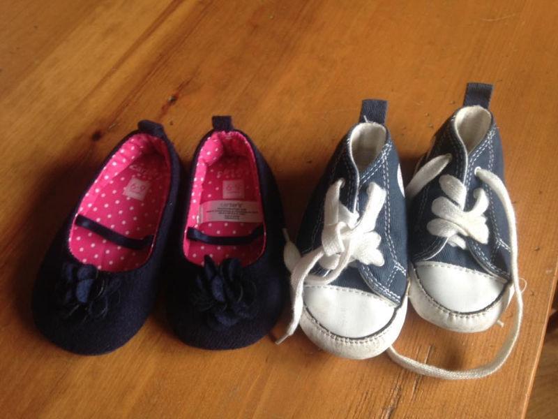 5 pairs of shoes size 3