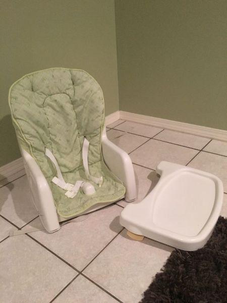 High chair - Space saver booster seat