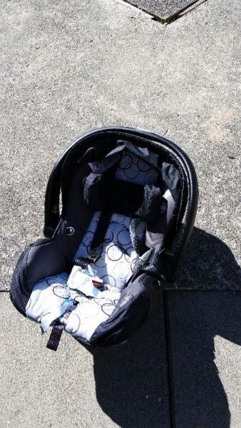 evenflo car seat and stroller