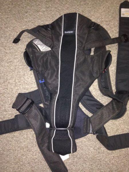 Original baby Bjorn mesh carrier with cover - $100