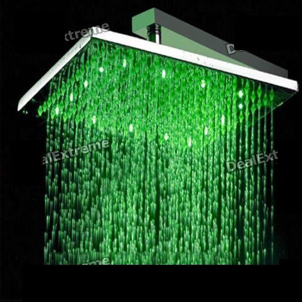 12inch LED Color Changing Square Shower Head *NEW*