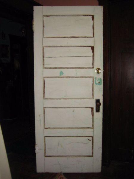antique 101yr old Farmhouse Door - Great 4 rustic HEADBOARD!