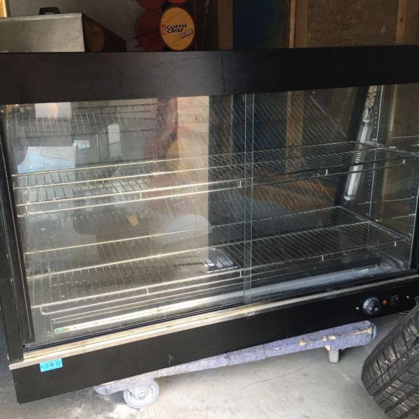 Heated Counter-Top food display case
