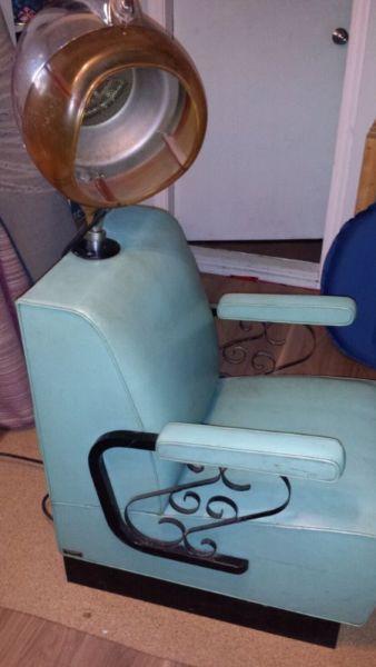 Vintage Retro 1950s hairdryer chair still Works!!