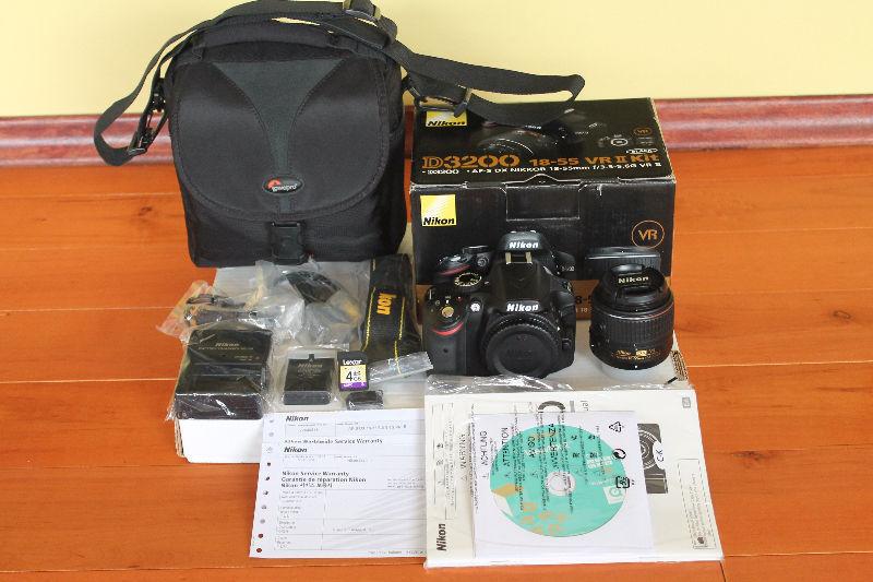 Brand New Nikon D3200 24.2MP DSLR Camera With 18-55mm Lens