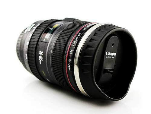 Canon EF 24-105mm Camera Stainless Steel Lens cup Coffee Mug NEW