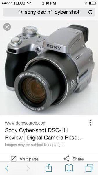Sony DSC-H1 Digital Camera & Accessories