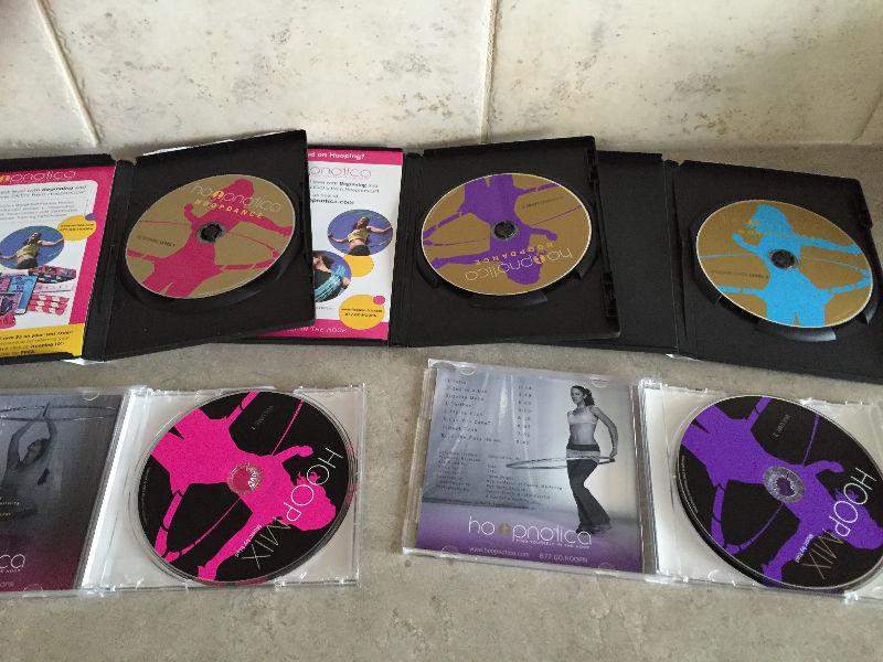 Hoopnotica Hoop Dance Fitness DVD's (x3) & CD's (x2)