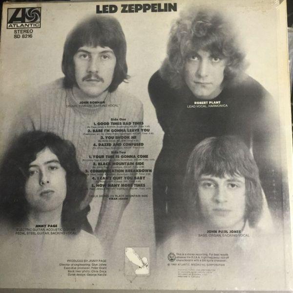 Sealed Led Zeppelin 1 Album original issue 1969