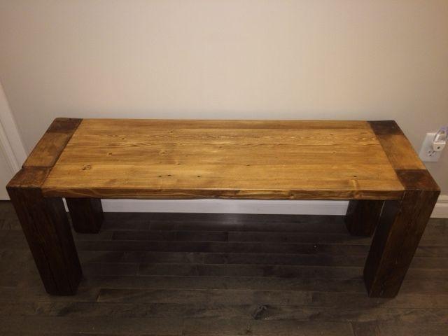 NEW Rustic Farmhouse Solid Wood Bench
