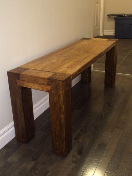 NEW Rustic Farmhouse Solid Wood Bench
