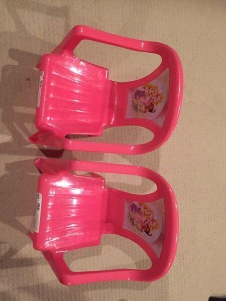 TWO GIRLS FAIRY CHAIRS - EXCELLENT CONDITION